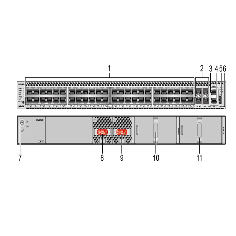 S5731-S48p4X S5731-S Series 48*Poe+ 10/100/1000base-T Ports+4*10ge SFP+ Ports Network Switch